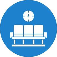 Waiting Area Vector Icon Design