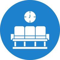 Waiting Area Vector Icon Design