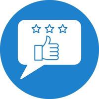 Good Feedback Vector Icon Design