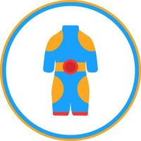 diseño de icono de vector de traje de buceo