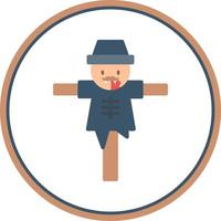 Scarecrow Vector Icon Design