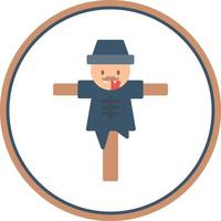 Scarecrow Vector Icon Design