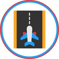 Runway Vector Icon Design