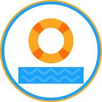 Lifebuoy Vector Icon Design