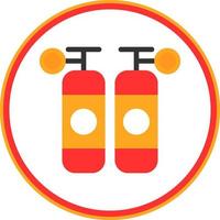 Oxygen Tanks Vector Icon Design