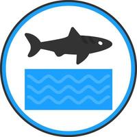 Shark Vector Icon Design