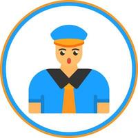Steward Vector Icon Design