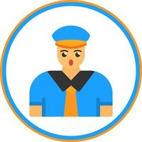 Steward Vector Icon Design