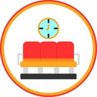Waiting Area Vector Icon Design