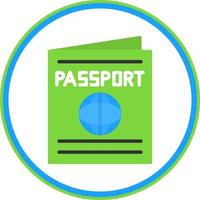 diseño de icono de vector de pasaporte