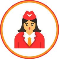 Hostess Vector Icon Design