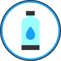 Water Bottle Vector Icon Design