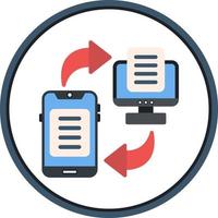 Data Transfer Vector Icon Design