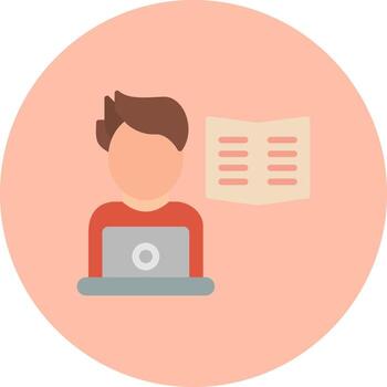 icono de vector de estudio