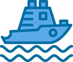 Yatch Vector Icon Design