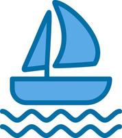 Sailboat Vector Icon Design