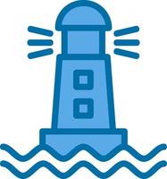 Lighthouse Vector Icon Design