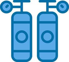 Oxygen Tanks Vector Icon Design