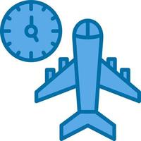 Flight Timings Vector Icon Design