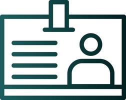 Id Card Vector Icon Design