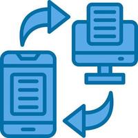 Data Transfer Vector Icon Design