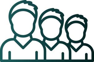 Queue Vector Icon Design
