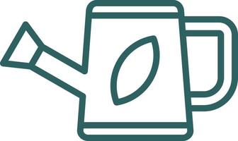 Watering Can Vector Icon Design