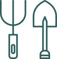 Pitchfork Vector Icon Design