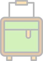 Luggage Vector Icon Design