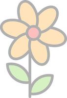 Flower Vector Icon Design