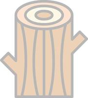 Log Vector Icon Design