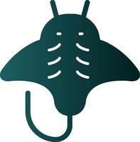 diseño de icono de vector de mantarraya