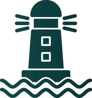 Lighthouse Vector Icon Design