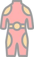 Diving Suit Vector Icon Design