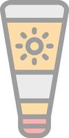 Sunscreen Vector Icon Design
