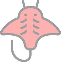 Stingray Vector Icon Design