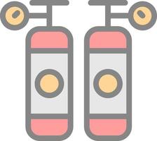 Oxygen Tanks Vector Icon Design