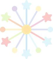 Fireworks Vector Icon Design