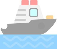 Yatch Vector Icon Design