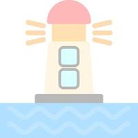 Lighthouse Vector Icon Design