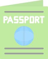 diseño de icono de vector de pasaporte