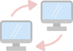 diseño de icono de vector de transferencia de datos