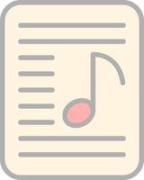 Playlist Vector Icon Design