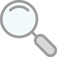 Magnifying Glass Vector Icon Design