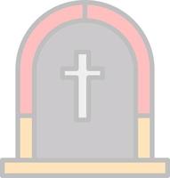 Funeral Vector Icon Design