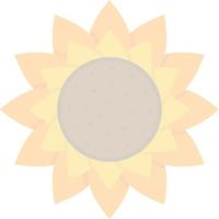 Sunflower Vector Icon Design