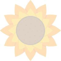 Sunflower Vector Icon Design