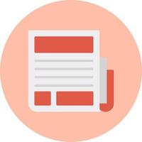 Newspaper Vector Icon