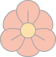 Nasturtium Vector Icon Design