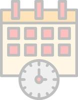Schedule Vector Icon Design